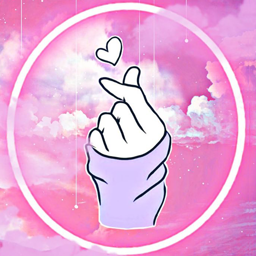 Finger Heart Wallpaper logo