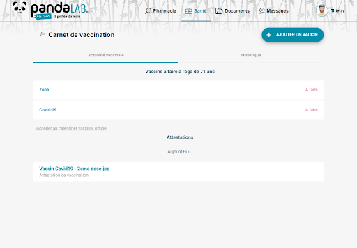 PandaLab Ma santé