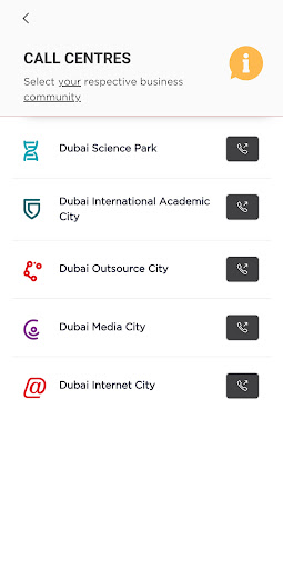 TECOM Group Parking App Screen 2