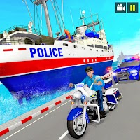 US Police Cargo Ship Transport Truck Simulator