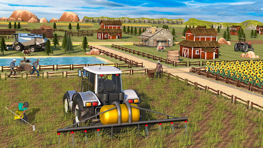 Real Tractor Farming Simulator androidhappy screenshots 2
