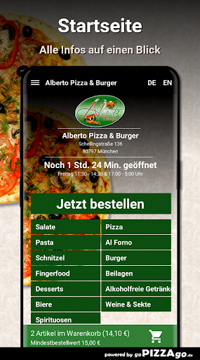 Alberto Pizza - Burger München Screen 2