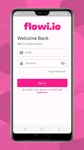Android application Flowi.io screenshort