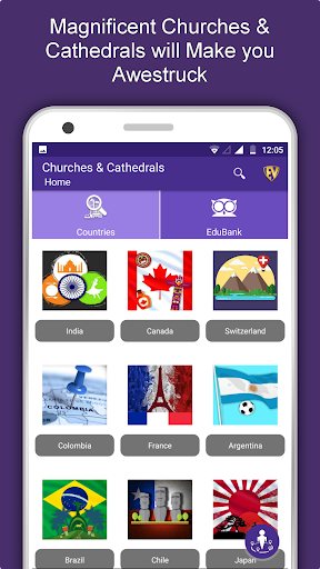 Android application Churches & Cathedrals Worldwid screenshort