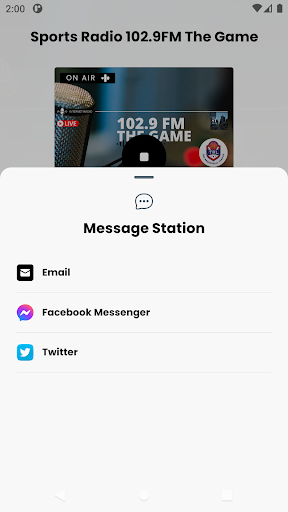 Sports Radio 102.9FM The Game Screen 3