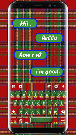 Android application Tartan Keyboard Background screenshort