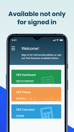 OEE Tools Screen 3