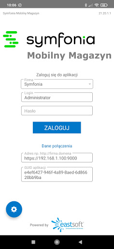 Android application Symfonia Mobilny Magazyn screenshort