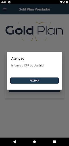 Gold Plan Prestador Screen 3
