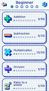 Screenshot 2 Matemáticas. Aritmetica mental android