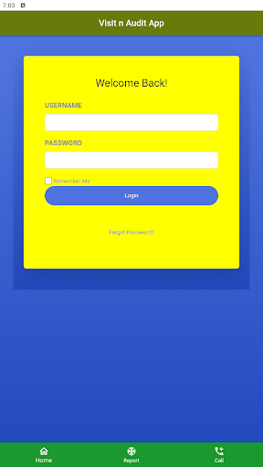 Android application Visit and Audits screenshort