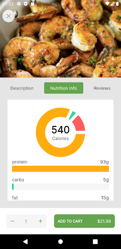 Fit 4u Meal Prep Screen 3
