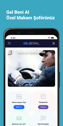 Android application Gel Beni Al screenshort