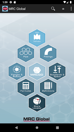 Android application MRC Global PVF Mobile Handbook screenshort