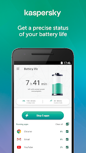 Kaspersky Battery Life: Saver & Booster Screenshot