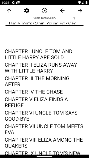 Android application Book, Uncle Tom's Cabin, Young screenshort