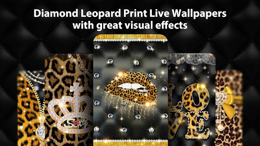 Leopard Scissors Live Wallpaper: Trendy and Edgy - free download