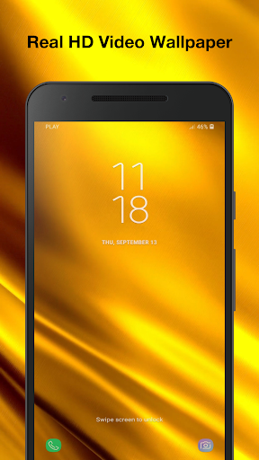 Rose Gold Live Wallpaper Screen 3