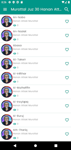 Murottal Juz 30 Hanan Attaki Screen 3