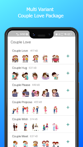 Couple Love For WASticker Screen 2
