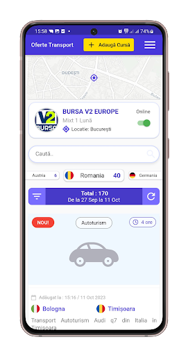 Android application Bursă Tractări Auto Driver screenshort