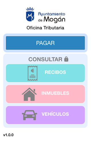 Android application Tributos Mogán screenshort