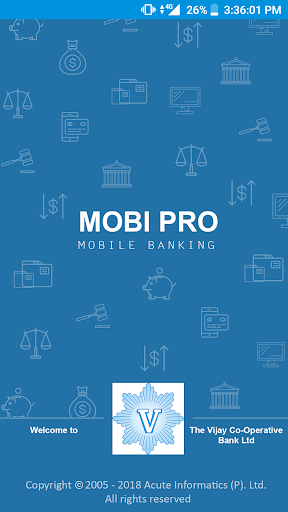 Android application The Vijay Co-Operative Bank screenshort