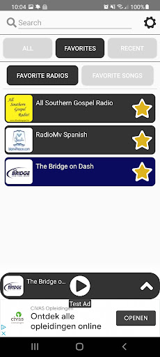 Gospel Radios Screen 2