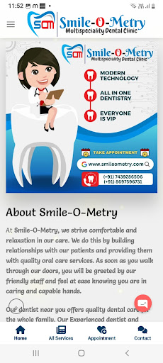 Android application Smile-O-Metry screenshort