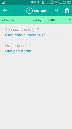 Romanian Vietnamese Translator Screen 3
