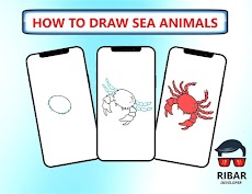 海の動物の描き方のおすすめ画像2