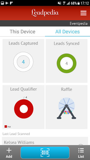 Leadpedia Screen 3