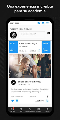 Android application Spin Bike screenshort