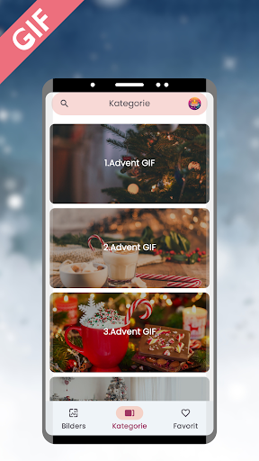 Android application schönen advent gif screenshort