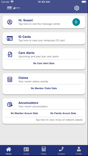 Android application MyASi Benefits screenshort