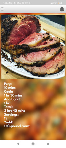 Low Carb Recipes Screen 2