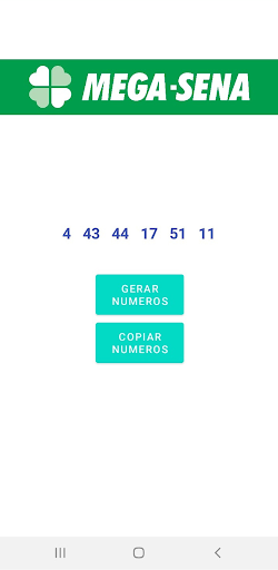 MegaSena Palpite Gerador Jogos