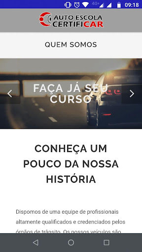 Autoescola Certificar Screen 2