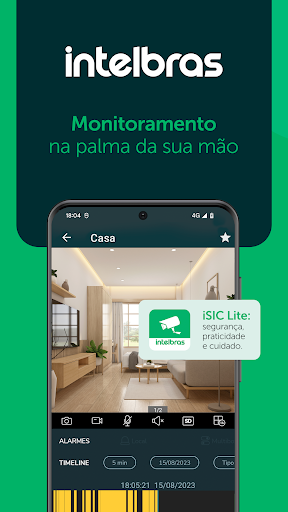 Android application Intelbras ISIC Lite screenshort