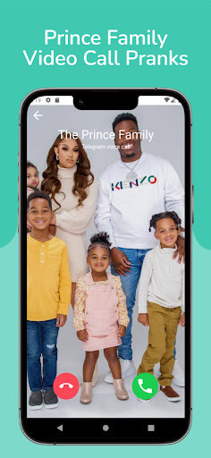 Android application Prince Family Fake Call Prank screenshort