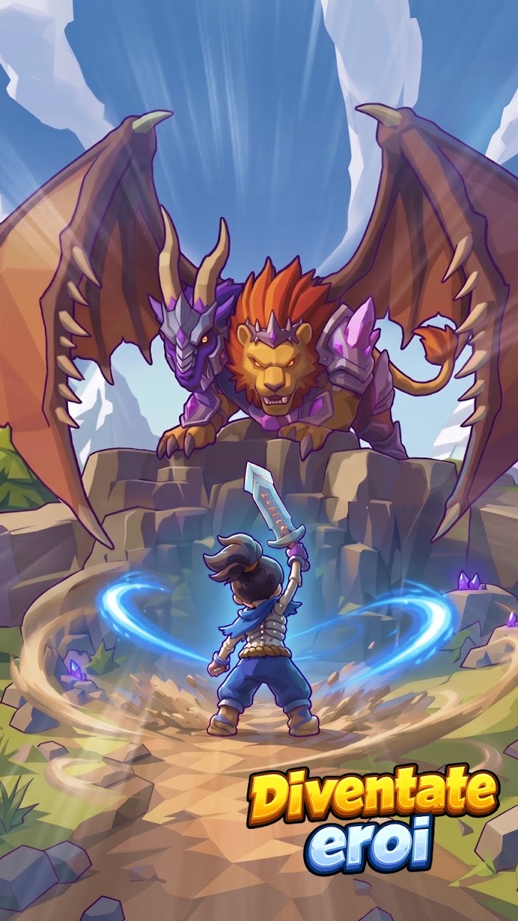 Skull Hero : XP Farm RPG Mod APK screenshot 2 - Android mod game interface