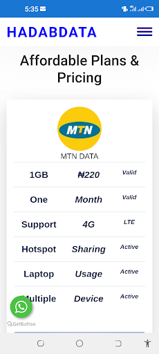 Hadab Data Screen 3