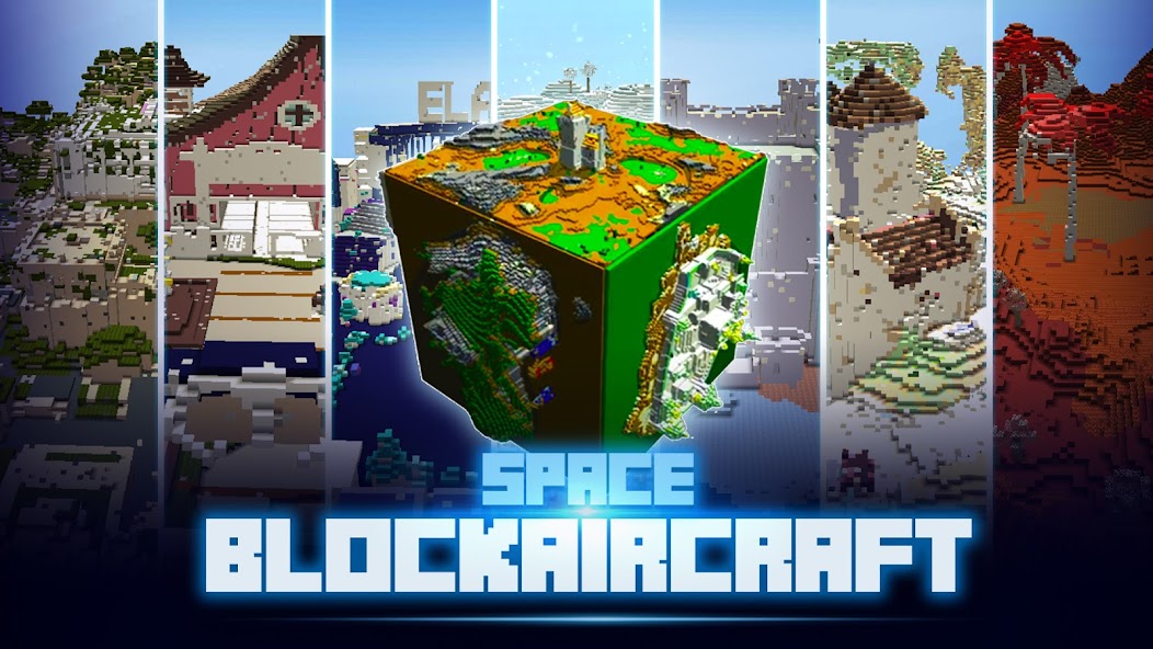 BlockAircraft-Space 2.29.2 APK + Mod (Unlimited money / Unlimited) for Android