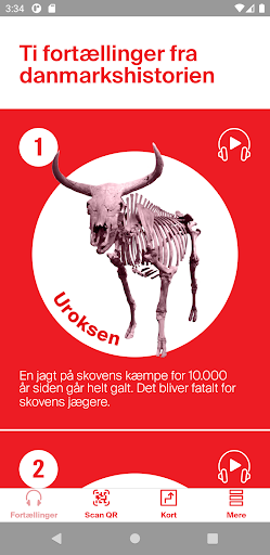 Android application Nationalmuseet Audioguide screenshort