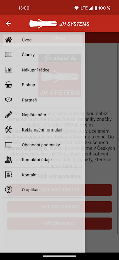 Android application Kotvy CZ screenshort