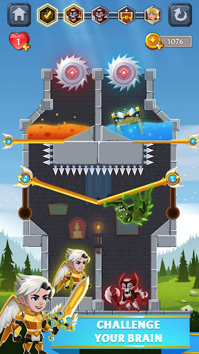 Hero Rescue Puzzle - Pull the Pin