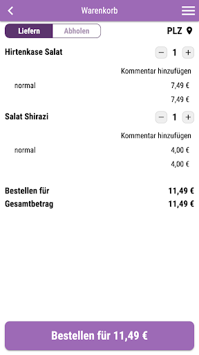 Safran Restaurant Gehrden Screen 2