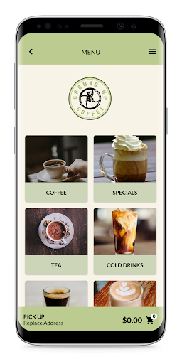 Ground Up Coffee Screen 2