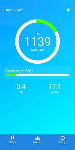 Pedometer - steps counter screenshot 3