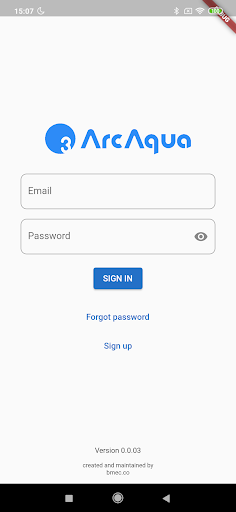 Android application ArcAqua screenshort